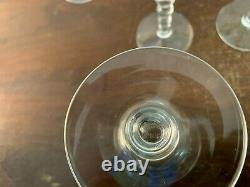 11 verres à vin modèle Bubble en cristal de Saint Louis (prix à la pièce)