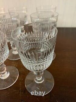 11 verres à vin modèle cristal de Saint Louis (prix à la pièce)