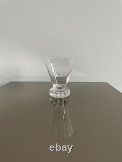 11 verres à vin rouge modèle Diamant en cristal de Saint-Louis
