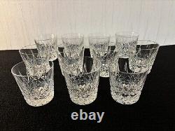 11 verres à whisky modèle Tarn en cristal de Saint Louis (prix à la pièce)