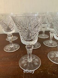 11 verres vin modèle Vologne cristal de Saint Louis (prix à la pièce)
