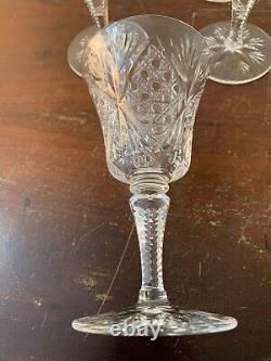 11 verres vin modèle Vologne cristal de Saint Louis (prix à la pièce)