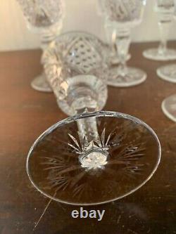 11 verres vin modèle Vologne cristal de Saint Louis (prix à la pièce)