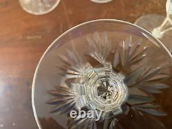 11 verres vin modèle Vologne cristal de Saint Louis (prix à la pièce)