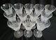 12 Verres À Vin En Cristal Saint Louis, Modèle Tarn, Signé H14cm, Anciennes