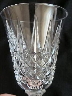 12 Verres À Vin En Cristal Saint Louis, Modèle Tarn, Signé H14cm, Anciennes