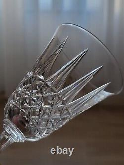 12 Verres À Vin En Cristal Saint Louis, Modèle Tarn, Signé H14cm, Anciennes