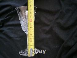 12 Verres À Vin En Cristal Saint Louis, Modèle Tarn, Signé H14cm, Anciennes