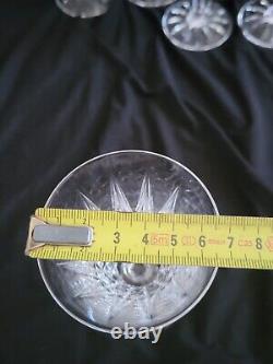 12 Verres À Vin En Cristal Saint Louis, Modèle Tarn, Signé H14cm, Anciennes