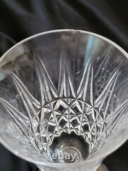 12 Verres À Vin En Cristal Saint Louis, Modèle Tarn, Signé H14cm, Anciennes