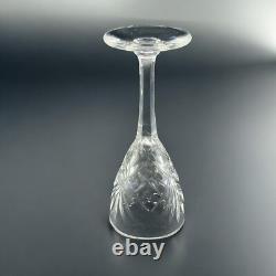 12 Verres Cristal Liqueur Signés Saint Louis Chantilly H 11,5 cm