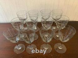 12 Verres à eau modèle Manon en cristal de Saint Louis (prix à la pièce)