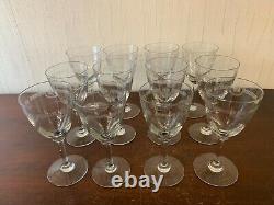 12 Verres à eau modèle Manon en cristal de Saint Louis (prix à la pièce)