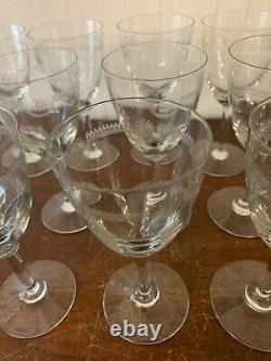 12 Verres à eau modèle Manon en cristal de Saint Louis (prix à la pièce)