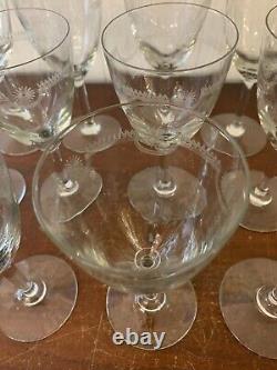 12 Verres à eau modèle Manon en cristal de Saint Louis (prix à la pièce)