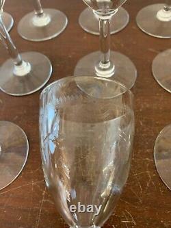 12 Verres à eau modèle Manon en cristal de Saint Louis (prix à la pièce)