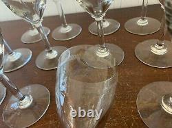 12 Verres à eau modèle Manon en cristal de Saint Louis (prix à la pièce)
