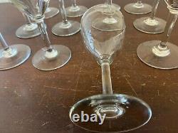 12 Verres à eau modèle Manon en cristal de Saint Louis (prix à la pièce)