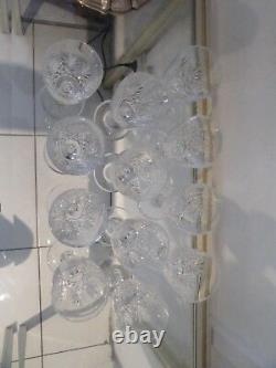 12 Verres à vin blanc 9cl cristal Saint Louis Massenet (crystal wine glasses)