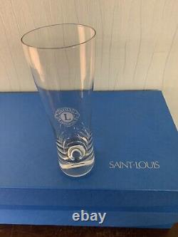 12 chopes à bière Lions club international en cristal de Saint Louis