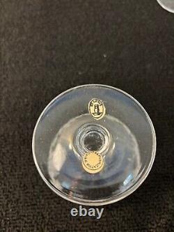 12 coupes à champagne modèle guirlande cristal de Saint Louis (prix à la pièce)