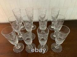 12 flûtes à champagne modèle cristal de Saint Louis (prix à la pièce)