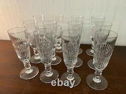 12 flûtes à champagne modèle cristal de Saint Louis (prix à la pièce)