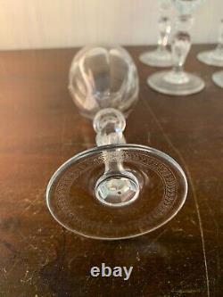 12 verres à eau modèle Alexandre cristal de Saint Louis (prix à la pièce)