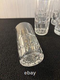 12 verres à jus modèle Manhattan en cristal de Saint Louis (prix pour un verre)