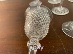 12 verres a porto modèle diamant cristal de Saint Louis (prix à la pièce)
