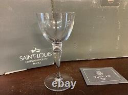 12 verres à vin blanc modèle Grand Lieu cristal de Saint Louis (prix à la pièce)