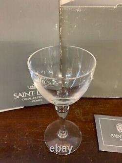 12 verres à vin blanc modèle Grand Lieu cristal de Saint Louis (prix à la pièce)