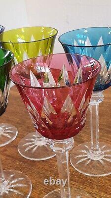 12 verres à vin en Cristal de SAINT LOUIS Modèle Lorraine 19,7cm Ø 9 Roemer