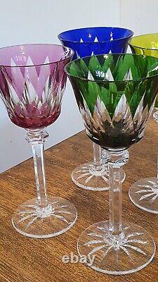 12 verres à vin en Cristal de SAINT LOUIS Modèle Lorraine 19,7cm Ø 9 Roemer