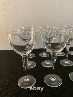 12 verres à vin modèle Amadeus cristal de Saint Louis (prix à la pièce)