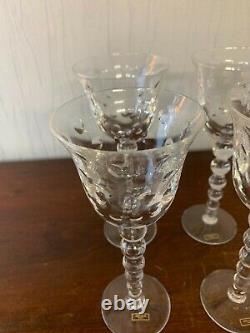 12 verres à vin modèle Bubble cristal de Saint Louis (prix à la pièce)