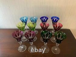 12 verres à vin modèle Camargue en cristal de Saint Louis (prix à la pièce)