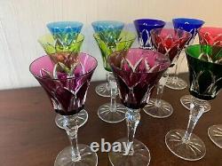 12 verres à vin modèle Camargue en cristal de Saint Louis (prix à la pièce)