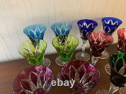 12 verres à vin modèle Camargue en cristal de Saint Louis (prix à la pièce)
