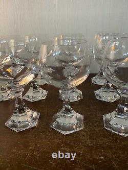 12 verres à vin modèle Saint Cloud en cristal de Saint Louis (prix à la pièce)