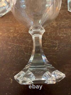 12 verres à vin modèle Saint Cloud en cristal de Saint Louis (prix à la pièce)