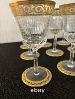 12 verres à vin modèle Thistle en cristal de Saint Louis (prix à la pièce)