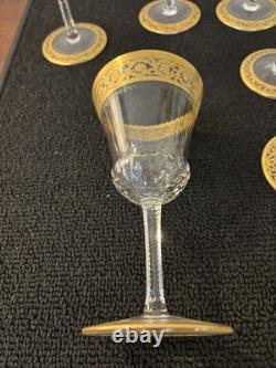 12 verres à vin modèle Thistle en cristal de Saint Louis (prix à la pièce)