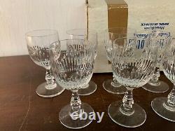 12 verres à vin rouge modèle Liane en cristal de Saint Louis (prix à la pièce)
