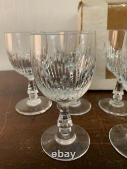 12 verres à vin rouge modèle Liane en cristal de Saint Louis (prix à la pièce)