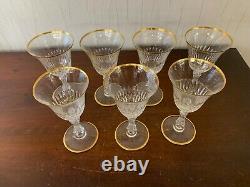 12 verres à vin rouge modèle Lozère taillé cristal Saint Louis (prix à la pièce)