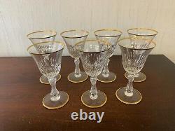 12 verres à vin rouge modèle Lozère taillé cristal Saint Louis (prix à la pièce)