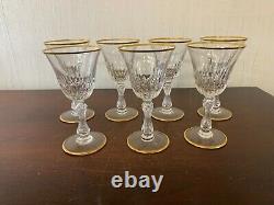 12 verres à vin rouge modèle Lozère taillé cristal Saint Louis (prix à la pièce)