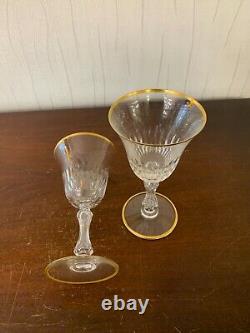 12 verres à vin rouge modèle Lozère taillé cristal Saint Louis (prix à la pièce)
