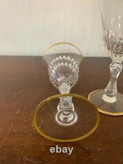 12 verres à vin rouge modèle Lozère taillé cristal Saint Louis (prix à la pièce)